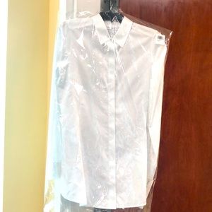 Long Sleeve button up white non iron shirt